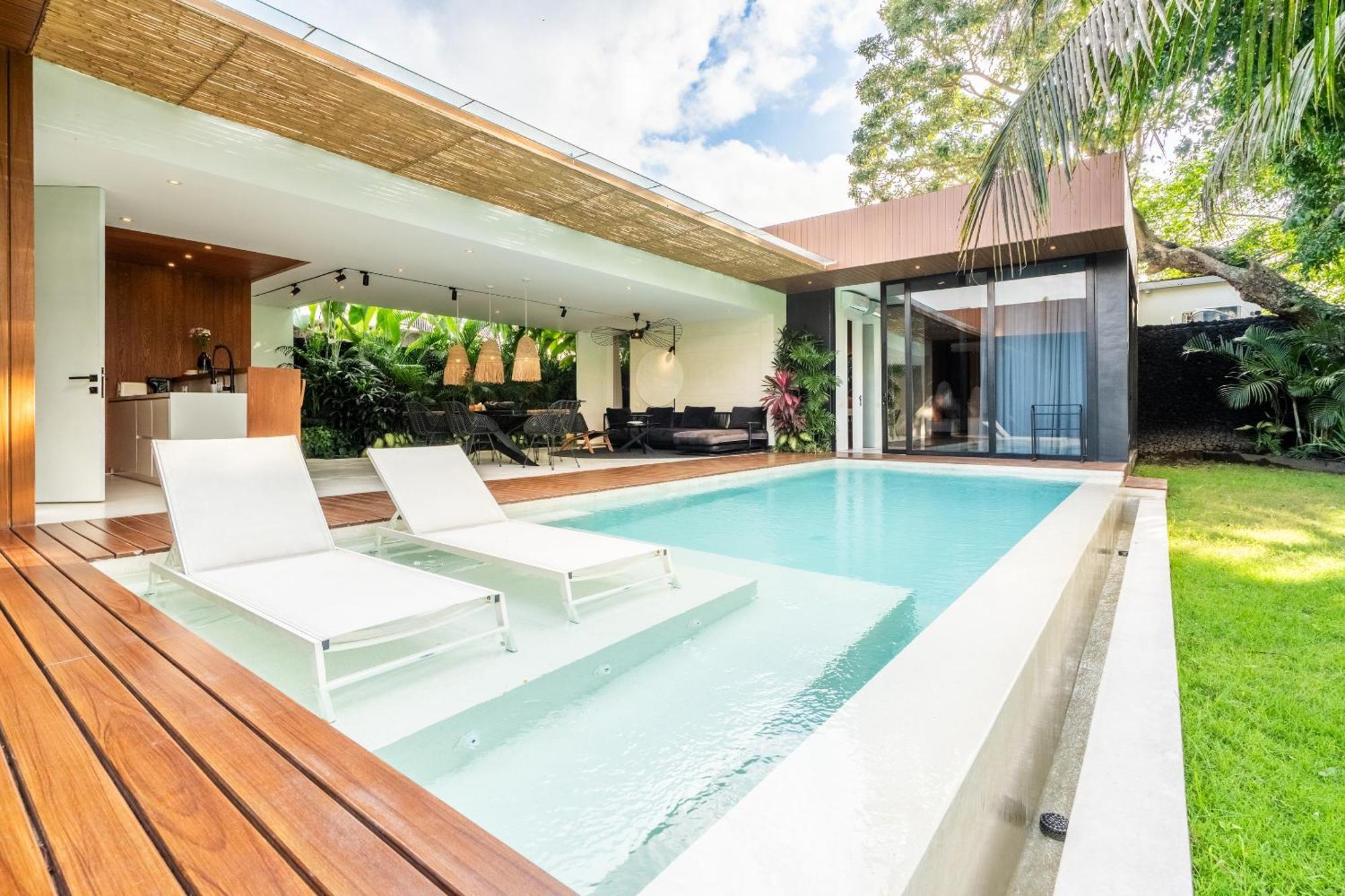 Green Flow Ubud Villas I Kamer foto