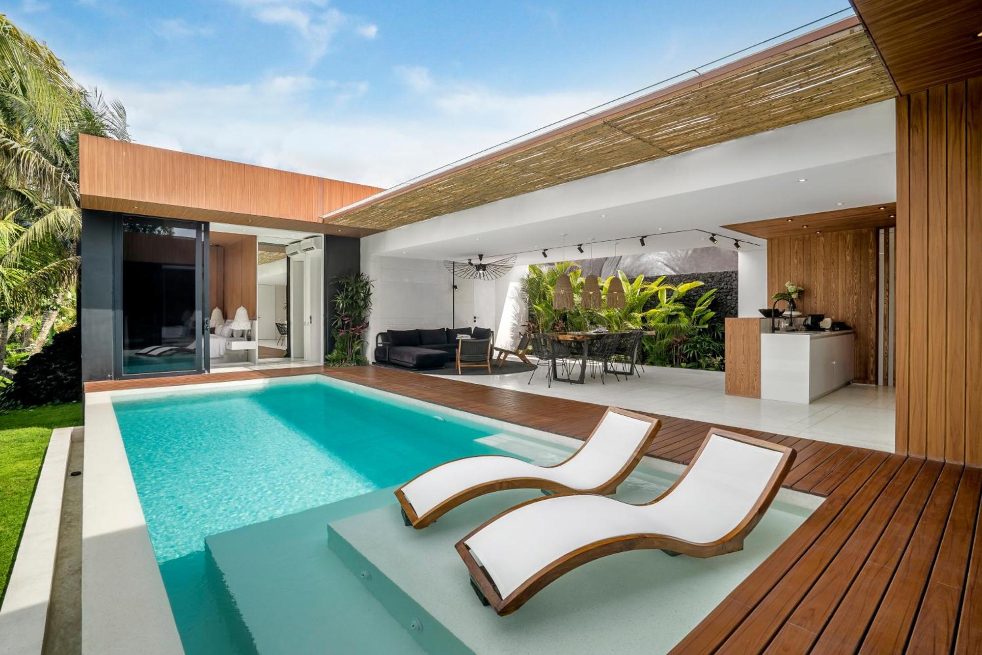 Green Flow Ubud Villas I Kamer foto