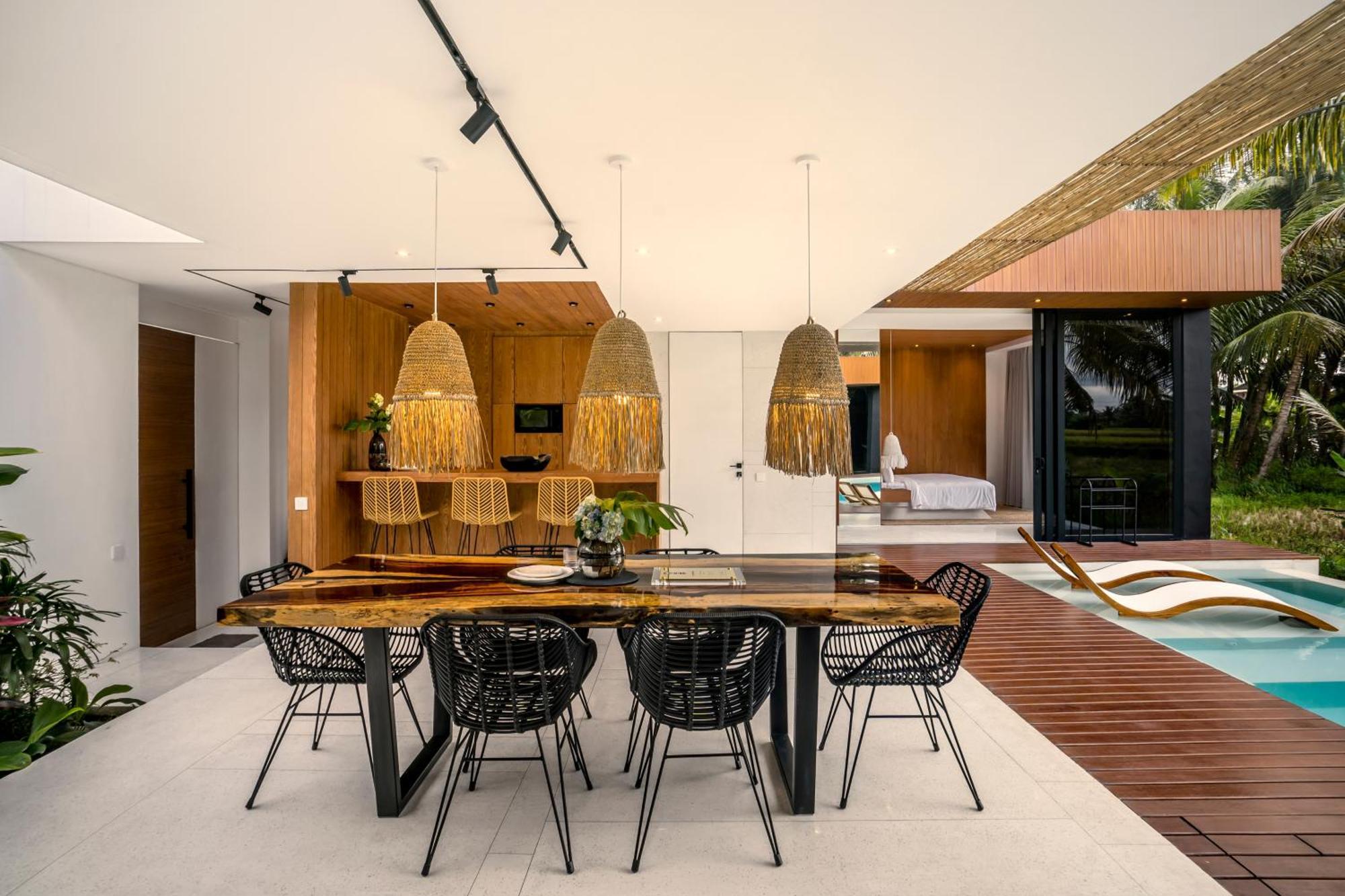 Green Flow Ubud Villas I Kamer foto