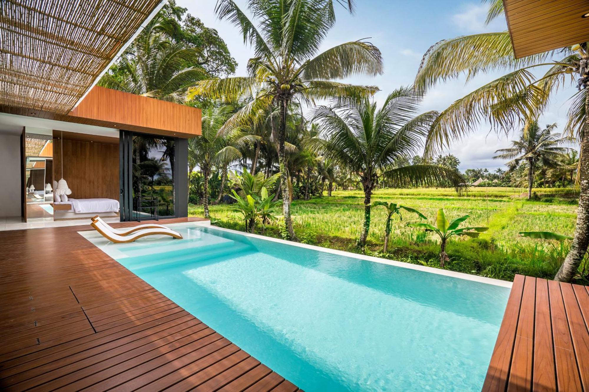 Green Flow Ubud Villas I Kamer foto
