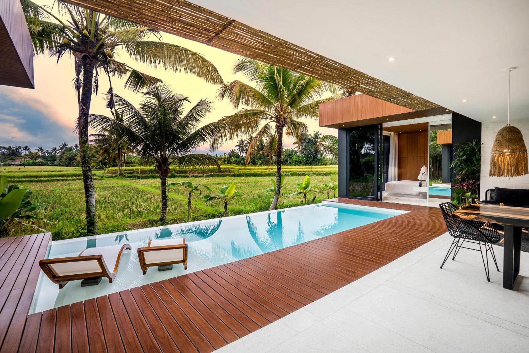 Green Flow Ubud Villas I Kamer foto