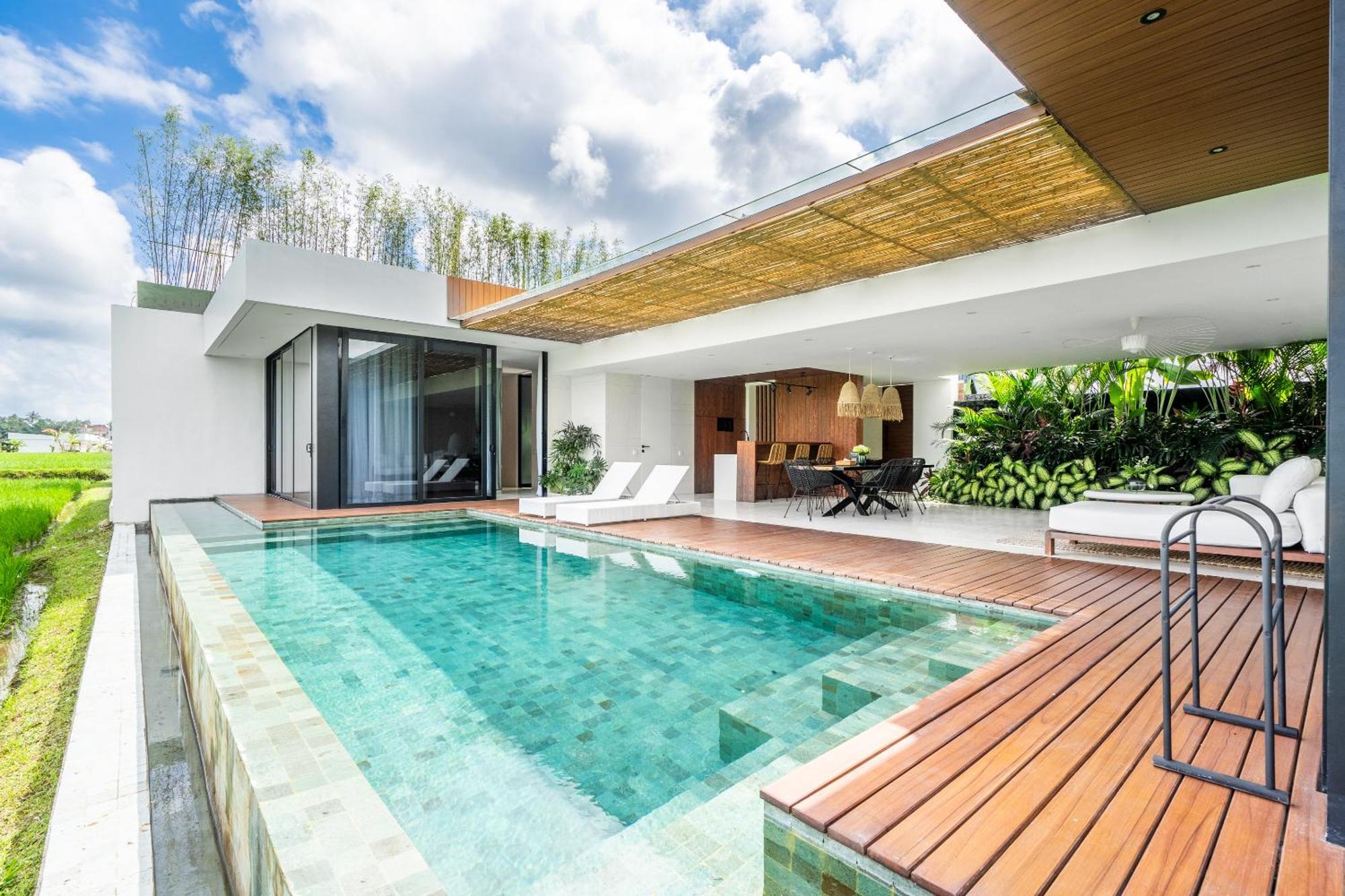 Green Flow Ubud Villas I Kamer foto