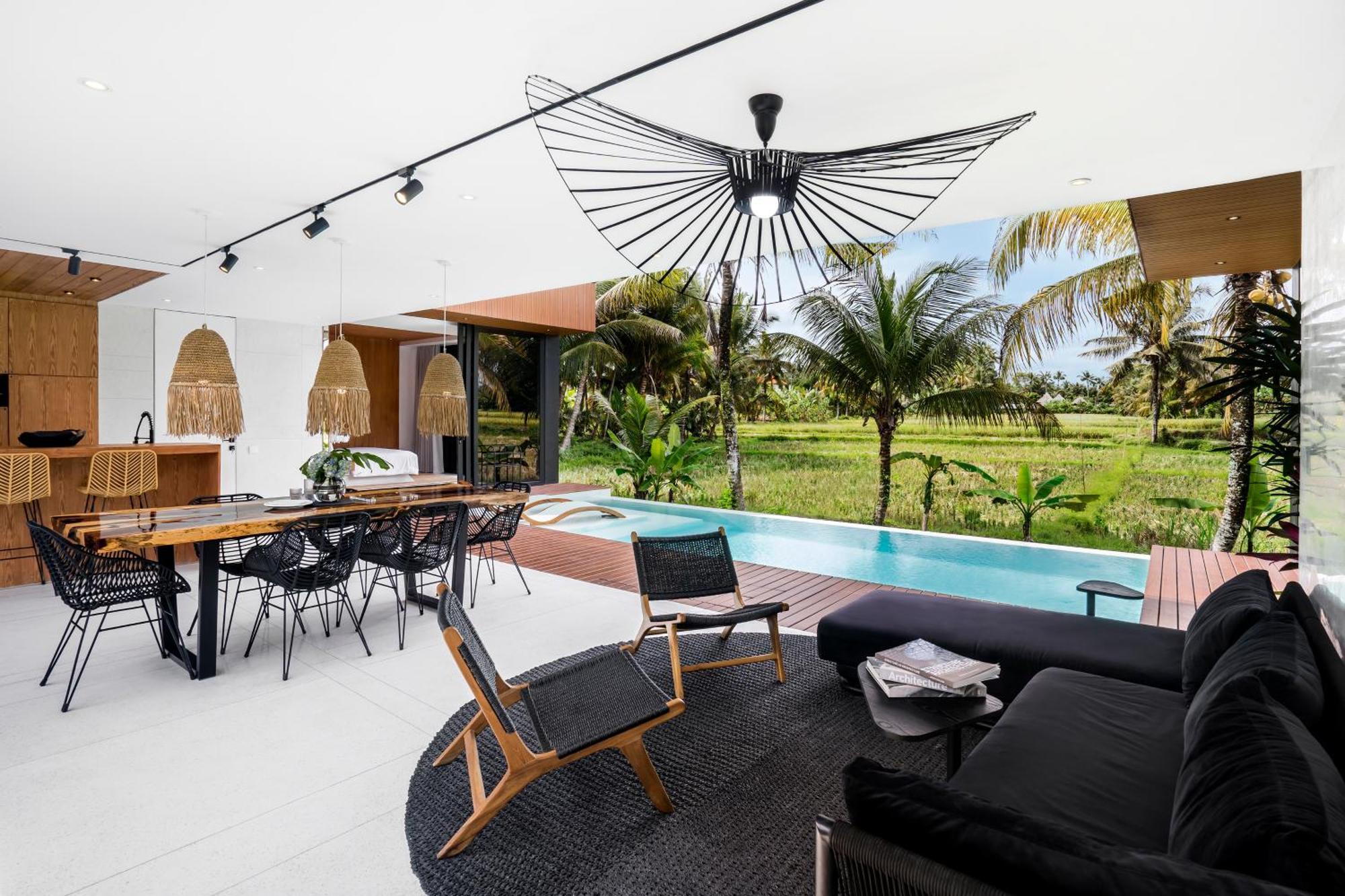 Green Flow Ubud Villas I Kamer foto